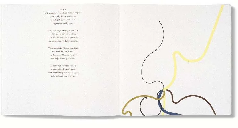 Písně kosmické illustrated by Zdeněk Sýkora